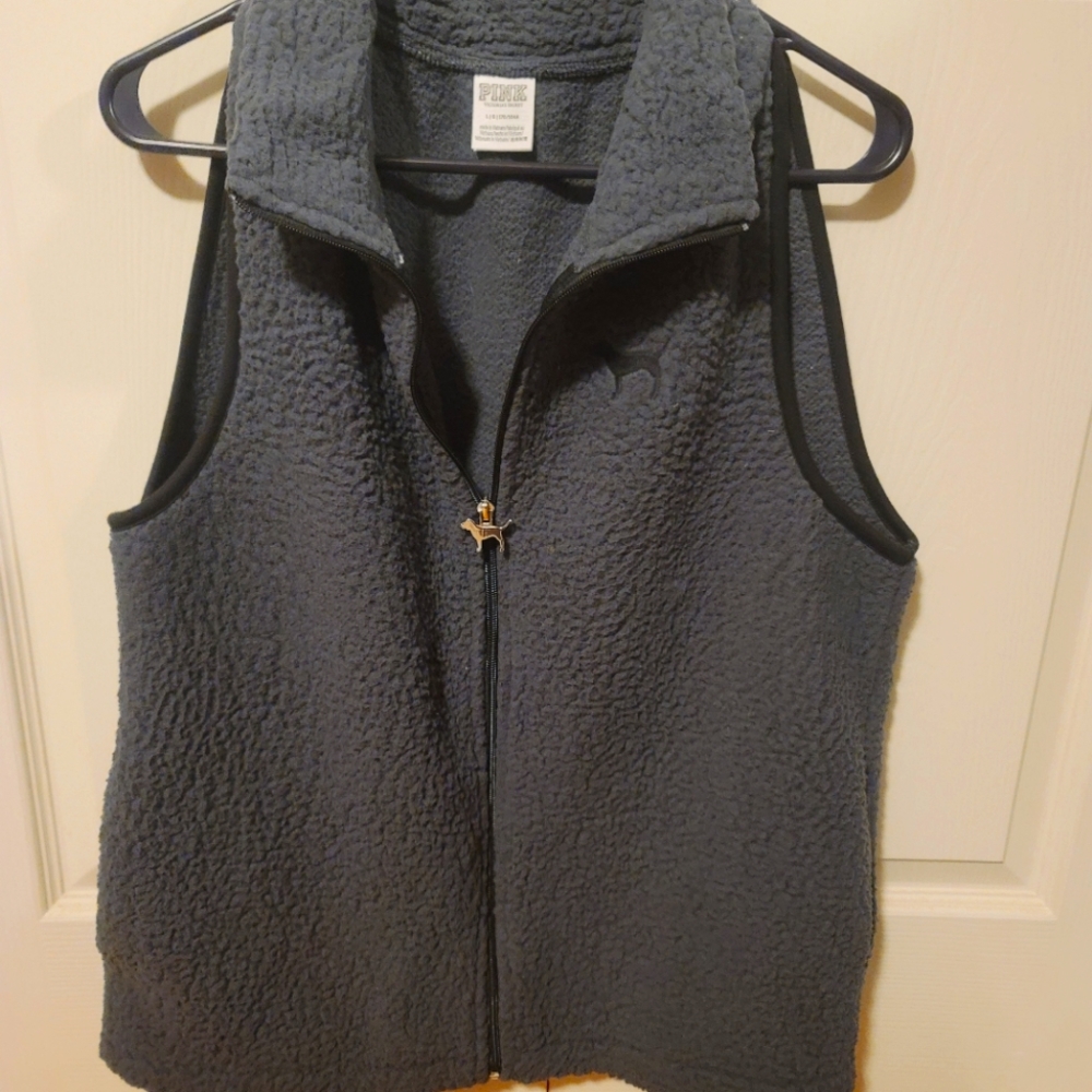 Ladies VS Pink Sherpa Vest